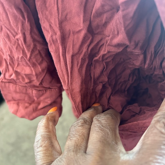 Torrid Rust Color Drawstring Dress - Picture 4 of 4